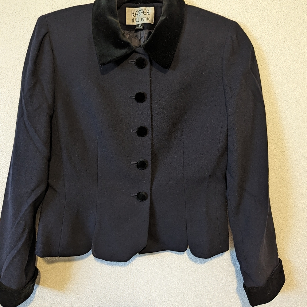 Vintage Velvet Jacket - Picture 2 of 4